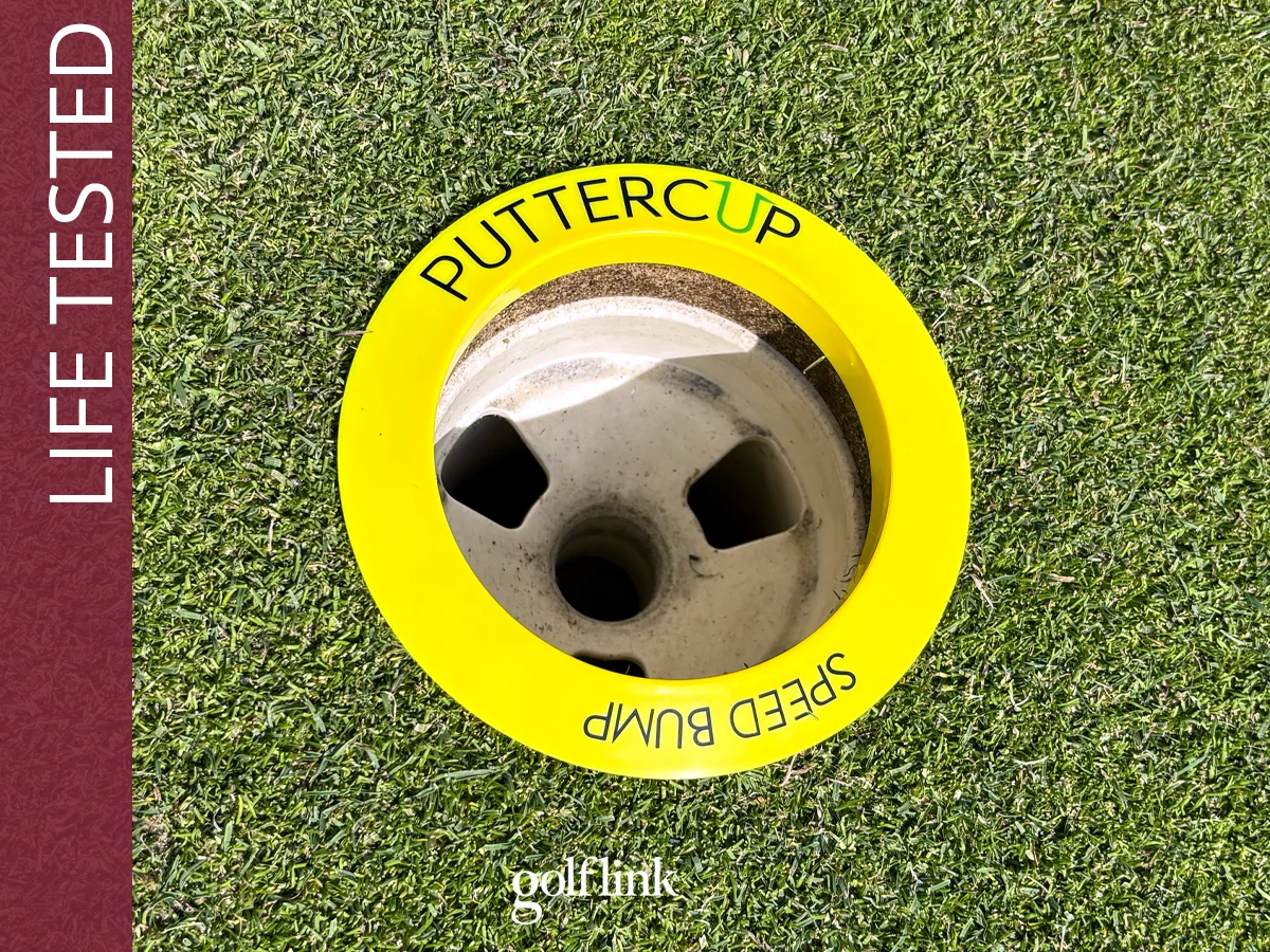 PutterCup during GolfLink testing