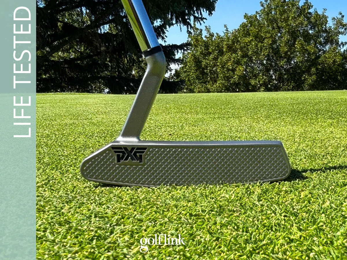 PXG Hellcat ZT putter during GolfLink testing