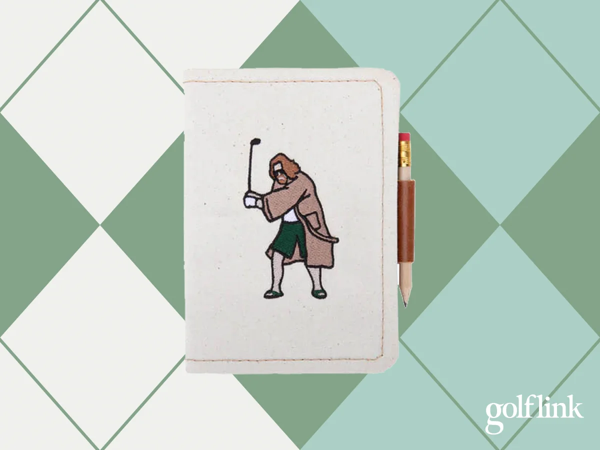 Seamus The Dude Yardage Book Cover & Scorecard Holder