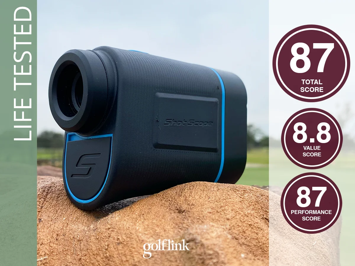 Shot Scope Pro L2 during GolfLink testing