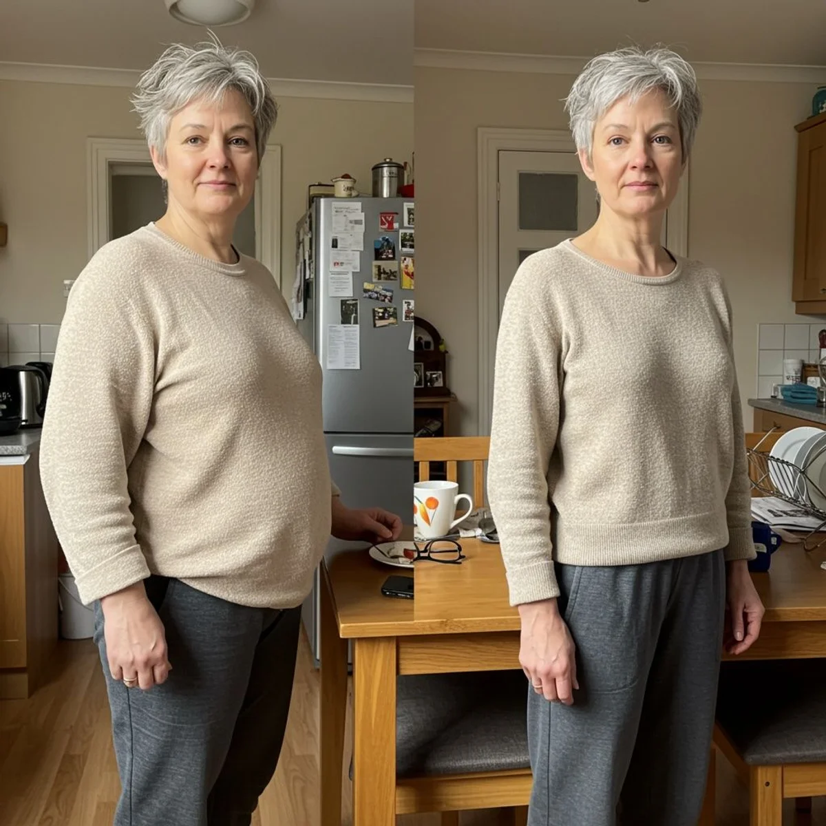 Simple App before after
