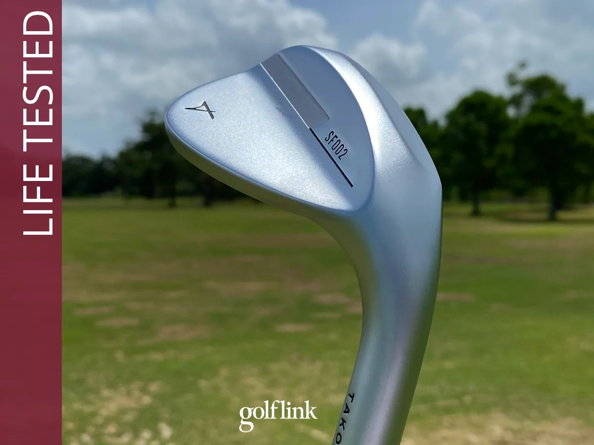 Takomo Skyforger 002 wedges during GolfLink testing