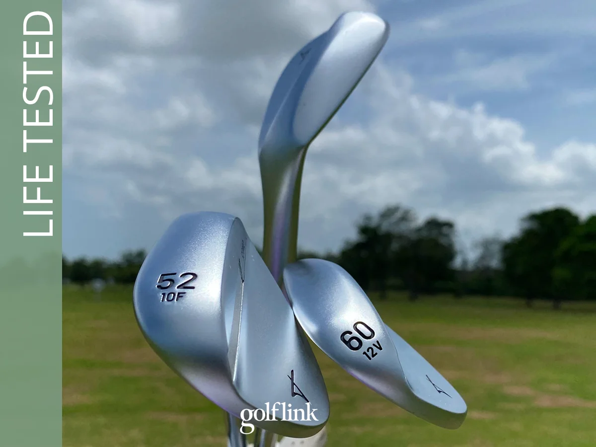 Takomo Skyforger 002 wedges during GolfLink testing