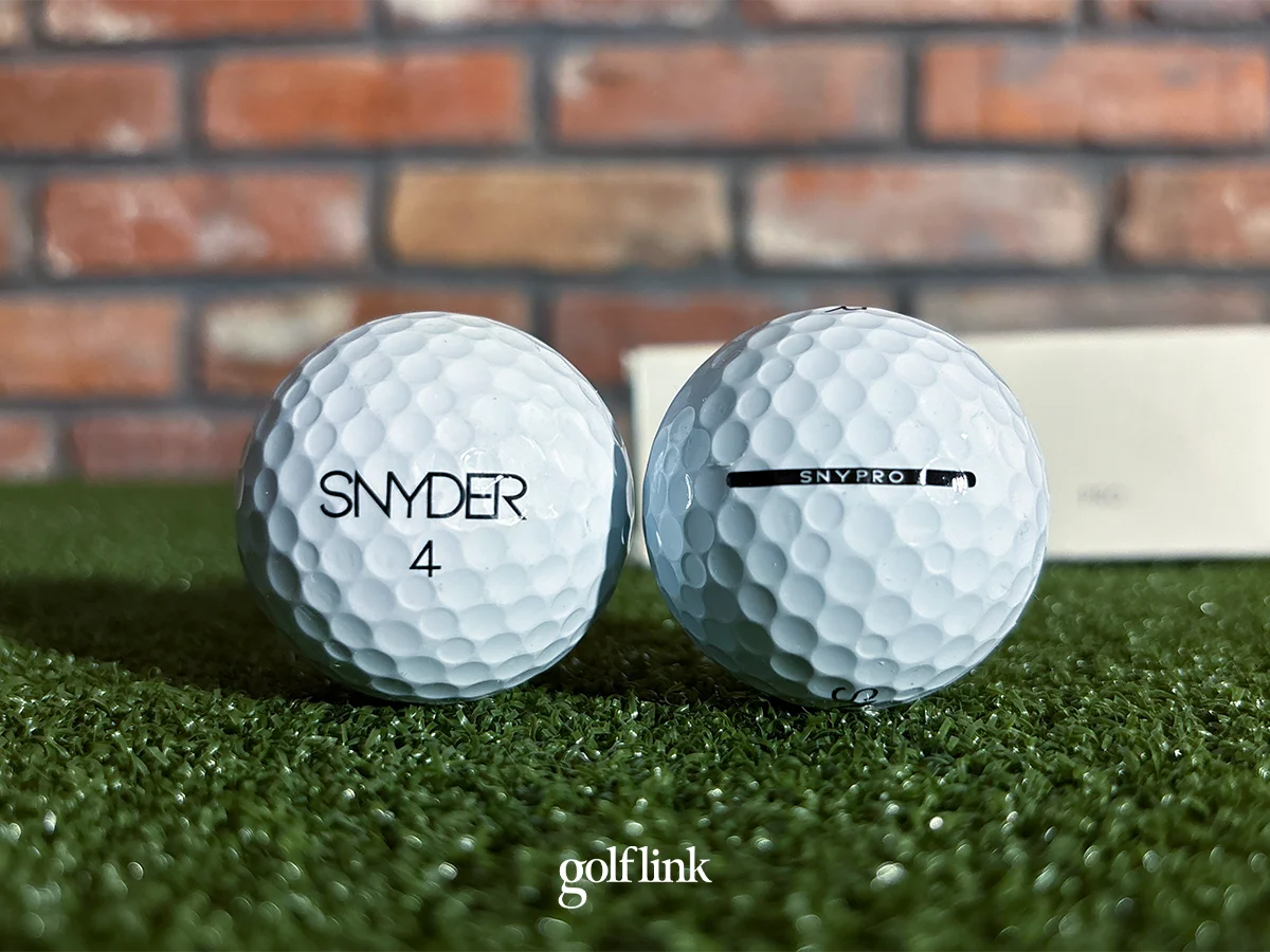 Snyder Pro golf ball during GolfLink testing