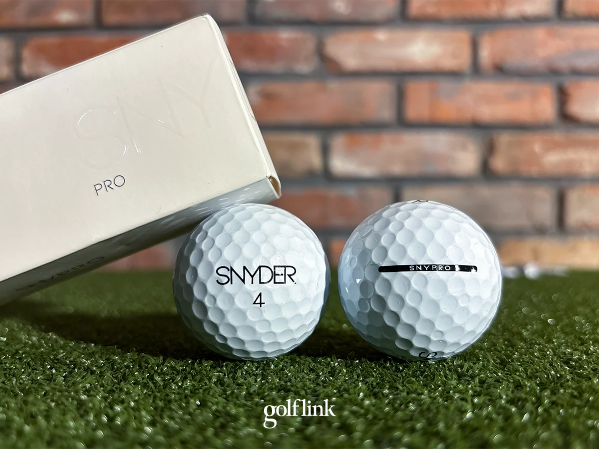 Snyder Pro golf ball during GolfLink testing