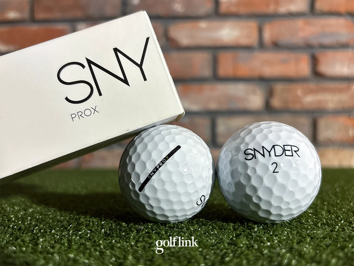 Snyder Pro X golf ball during GolfLink testing