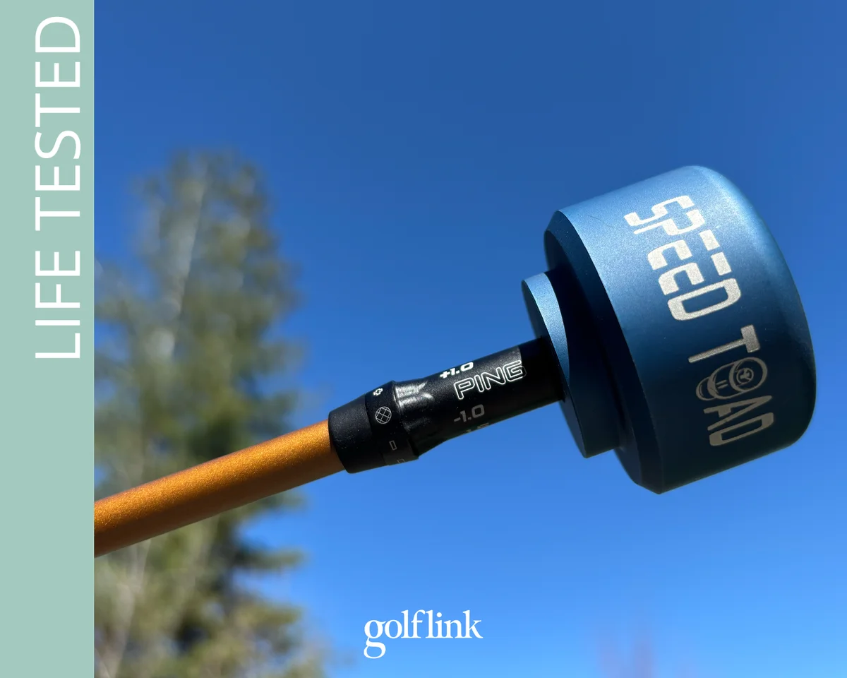 Speed Toad during GolfLink testing