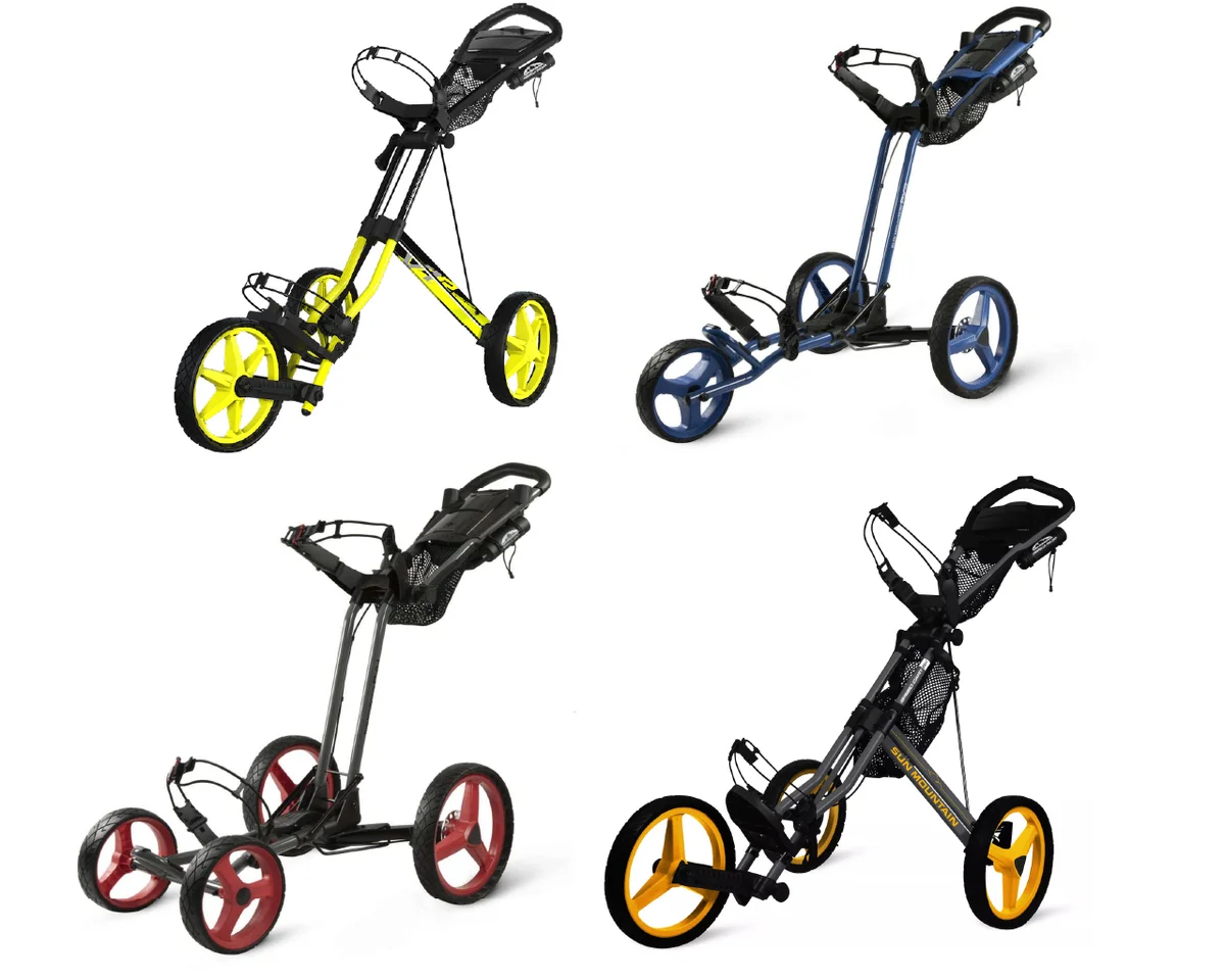 Sun Mountain golf push carts