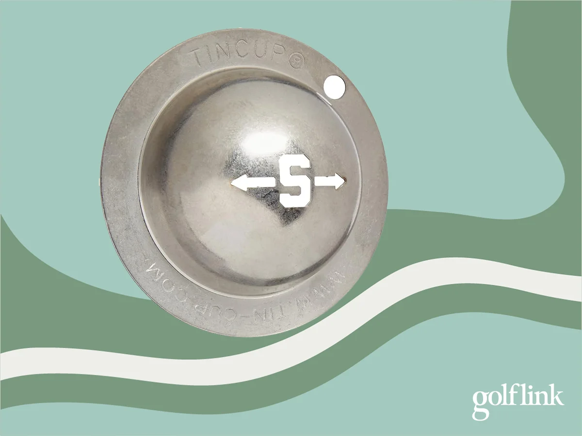 Tin Cup Alpha Golf Ball Stencil