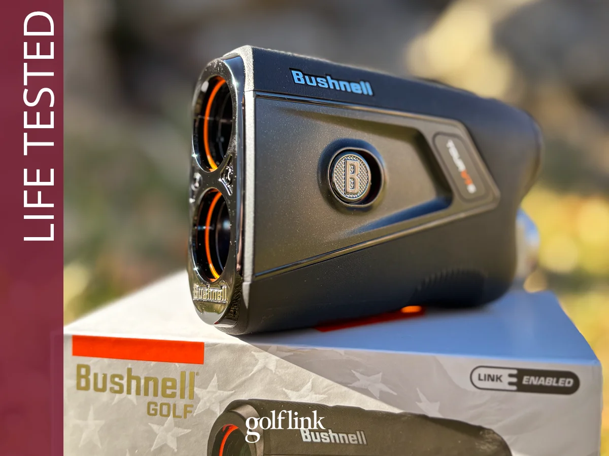 Bushnell Tour V7 Shift during GolfLink testing