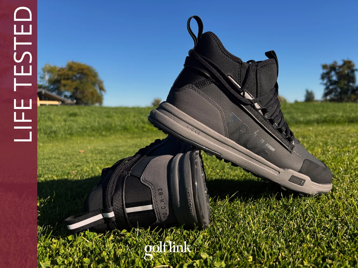 TRUE OG3 High golf boots during GolfLink testing