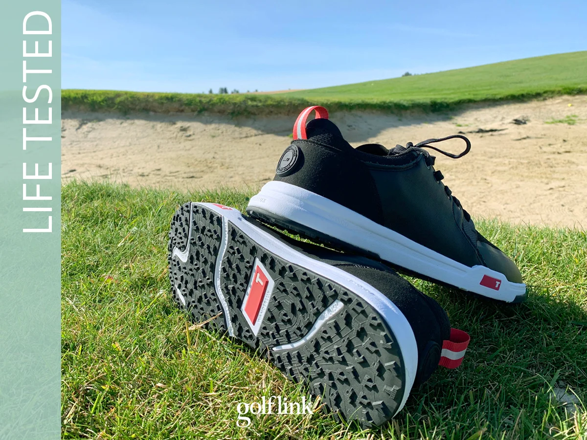 TRUE OG Cush shoes during GolfLink testing