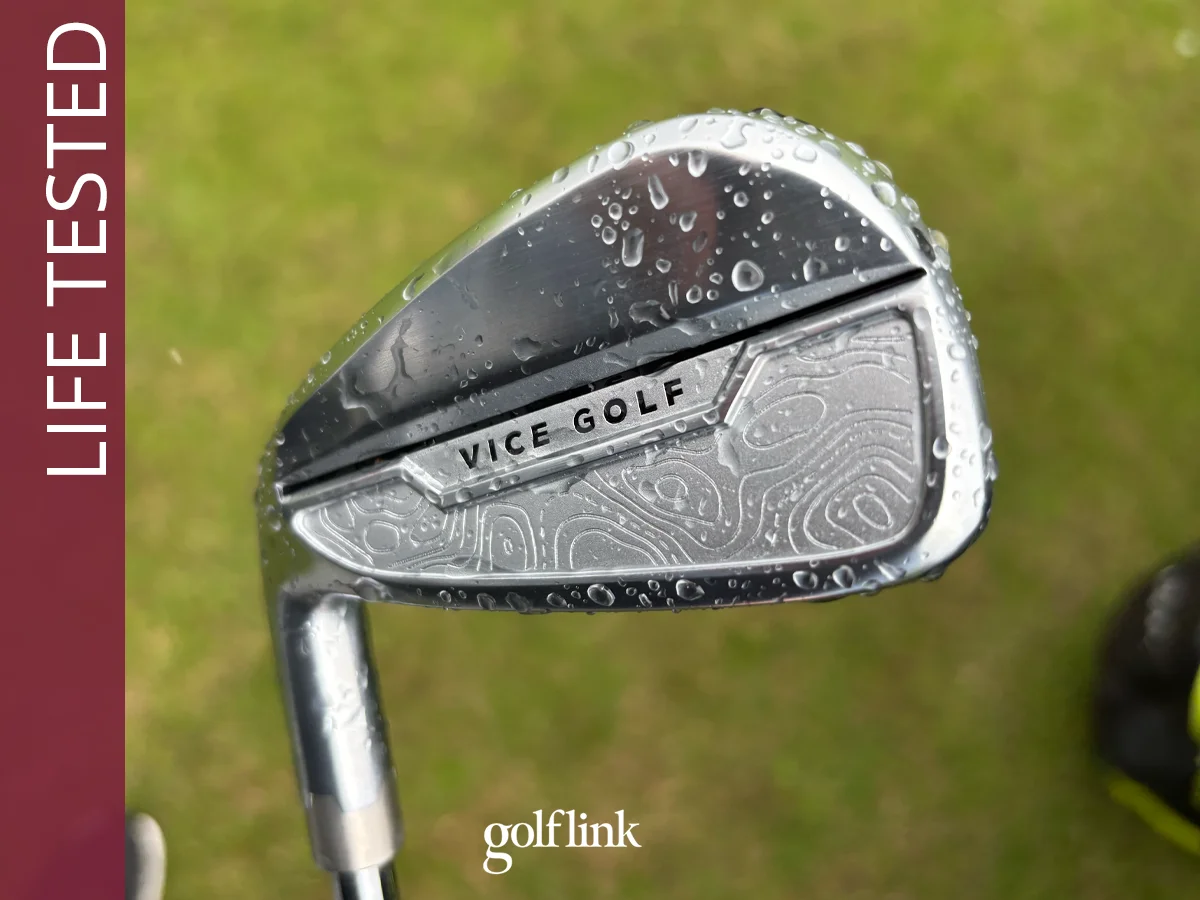 Vice Golf VGI02 Iron during GolfLink testing