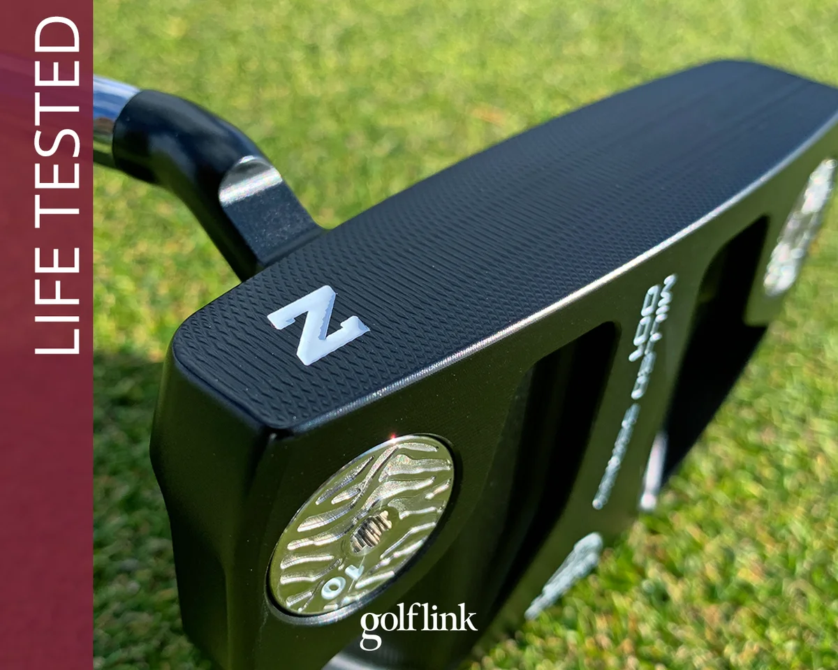 Zebra Milled Series putter during GolfLink testing