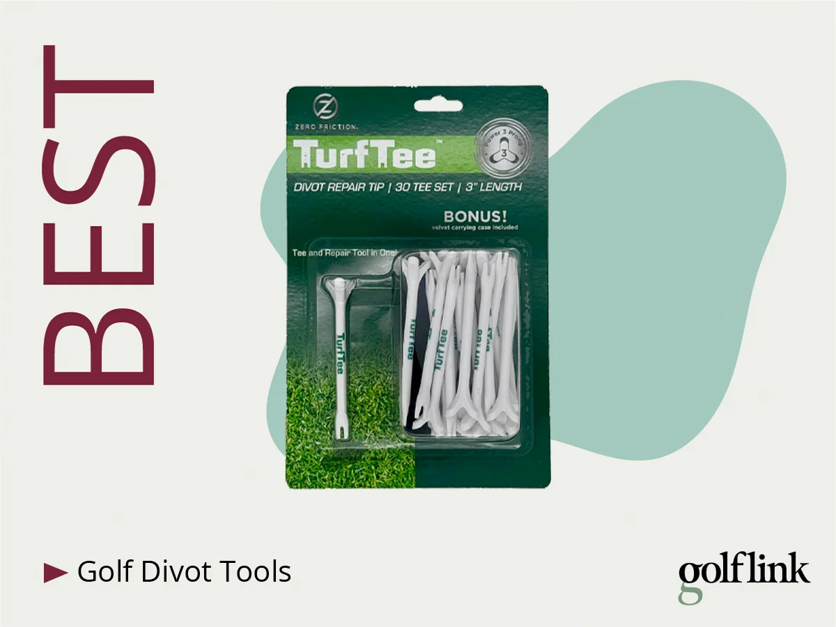 Zero Friction golf tee and divot repair tool